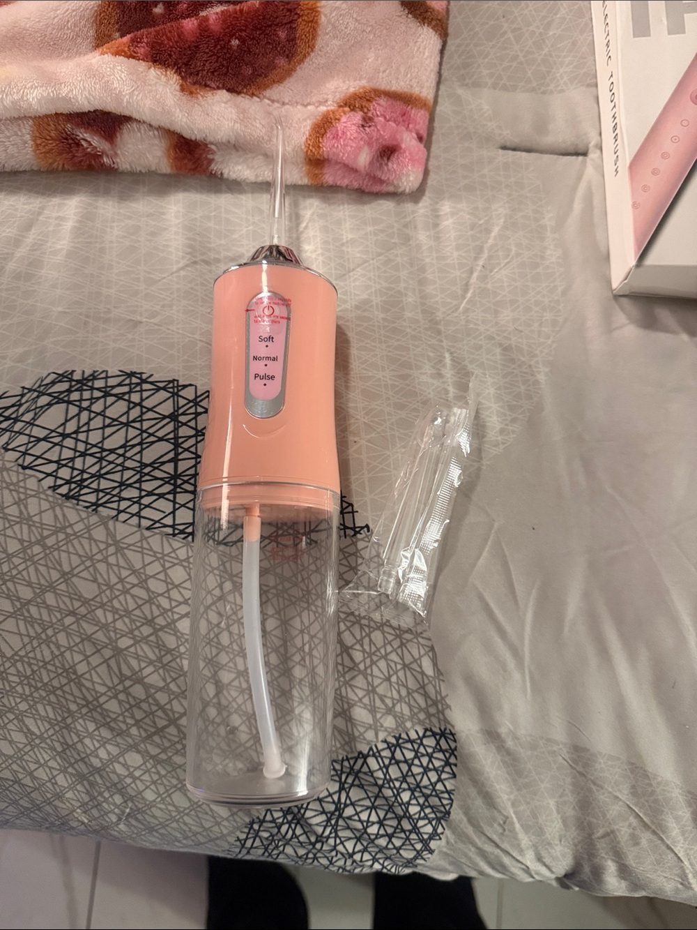 Portable Pink Oral Irrigator Water Flosser